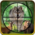 hunting jungle animals android application logo